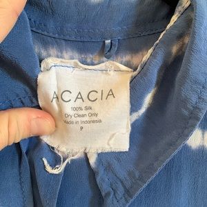 ACACIA SWIMWEAR COLLARED LONG SLEEVE